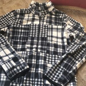 Lauren by Ralph Lauren Houndstooth Fleece Jacket